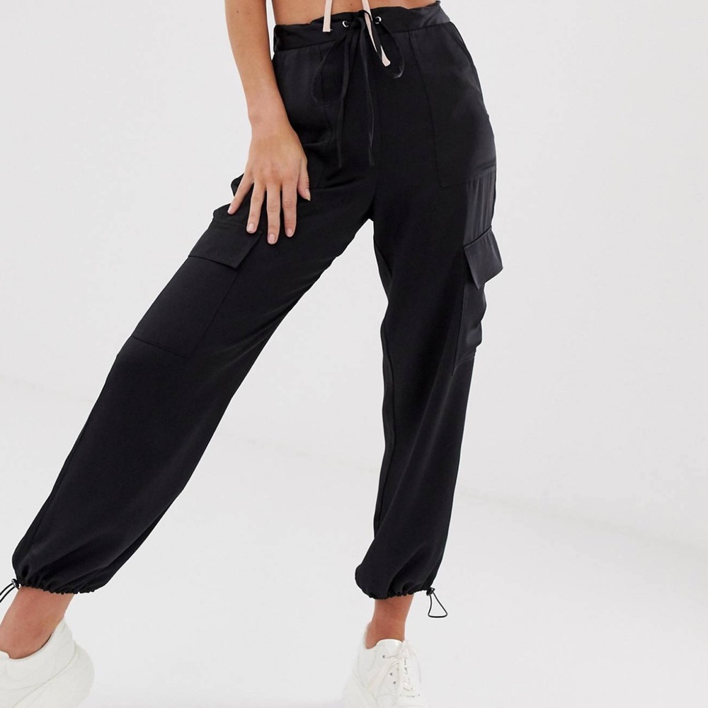 ASOS DESIGN black utility pants